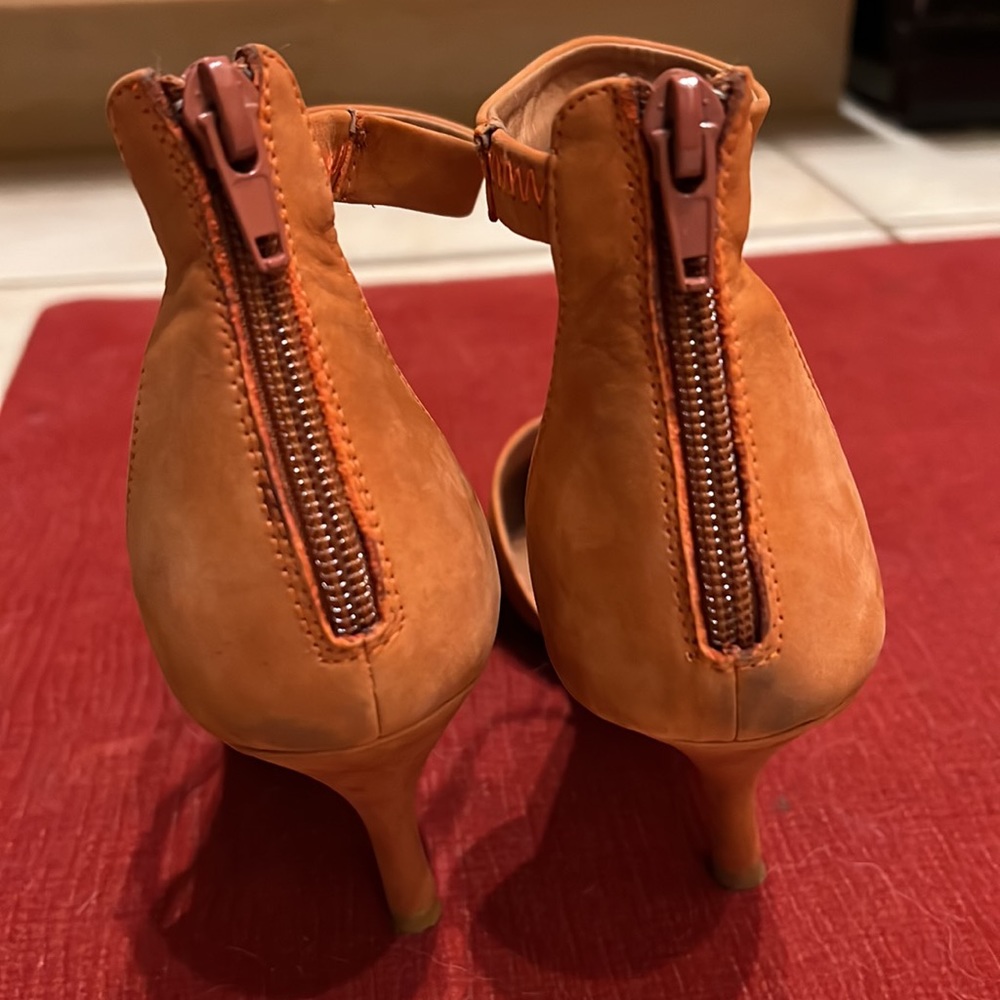 Jeffrey Campbell Ibiza Solace in Salmon Nubuck, Sz 7 - Picture 6 of 8